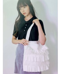merry jenny | チュールレイヤードフリルトート(トートバッグ)