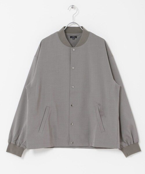 ITEMS URBANRESEARCH(アイテムズ アーバンリサーチ)の「『イージーケア/吸水速乾/接触冷感』高機能ドライタッチスナップブルゾン(楽着シリーズ)(ブルゾン・メンズ・KHK/GRY/SUMI-KURO/BEG・M/L)」の21枚目の写真