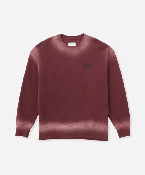 Saturdays NYC(サタデーズ ニューヨークシティ )の「Ari Relaxed Faded Dye Sweatshirt(スウェット・レディース・スミクロ/グリーン/ワイン・L/M/S/XL)」の22枚目の写真