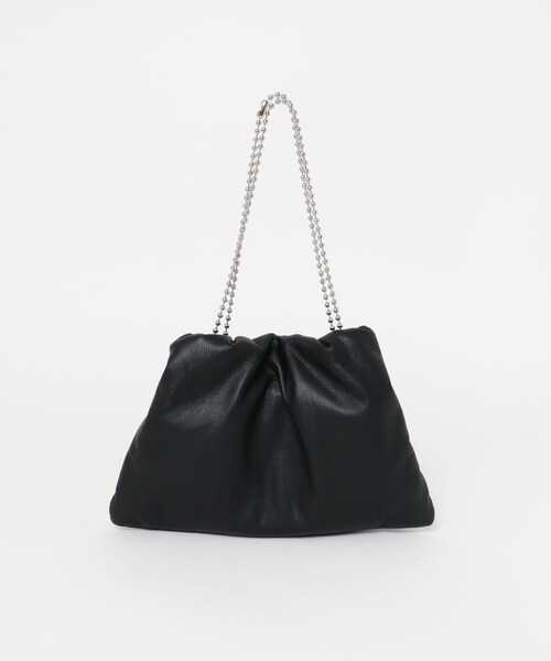 KBF（ケイビーエフ）の「ボールチェーンギャザーBAG（ハンドバッグ・レディース・SILVER/YELLOW/BLACK・one）」の9枚目の写真