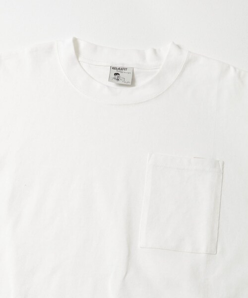 URBAN RESEARCH（アーバンリサーチ）の「RELAX FIT　リブTシャツ（Tシャツ/カットソー・メンズ・BLACK/WHITE/ASH/BROWN/L BLUE・FREE）」の10枚目の写真