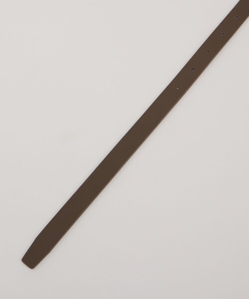 ADAM ET ROPE'（アダムエロペ）の「【W S（ドゥーブル）】レザーオーバルバックルベルト 2（ベルト・レディース・ブラック/ベージュ系・F）」の13枚目の写真