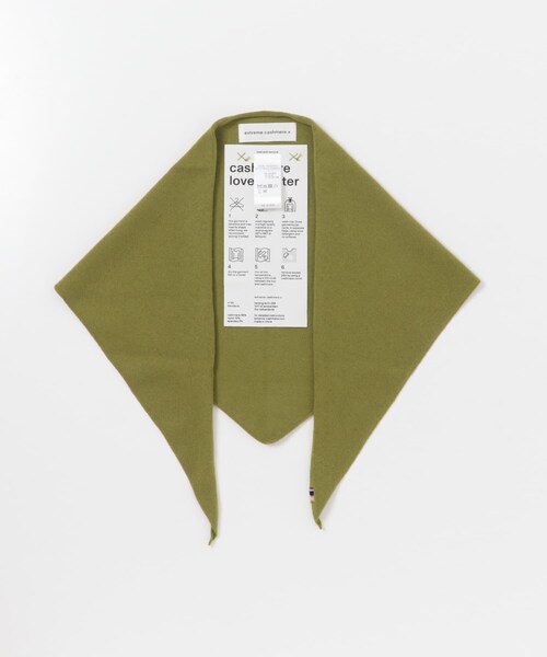 URBAN RESEARCH(アーバンリサーチ)の「Extreme Cashmere BANDANA(バンダナ/スカーフ・レディース・GRASS/CORN/OLEANDER・-)」の4枚目の写真