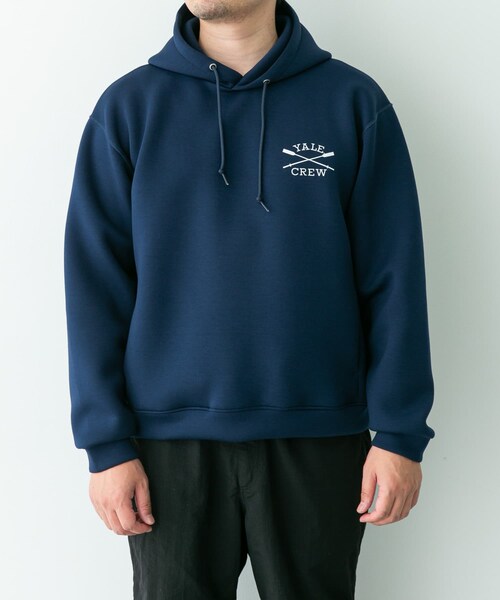 URBAN RESEARCH Sonny Label（アーバンリサーチサニーレーベル）の「カレッジプリントダンボールパーカー（パーカー・メンズ・アイスグレー/チャコール/ネイビー・M/L）」の11枚目の写真