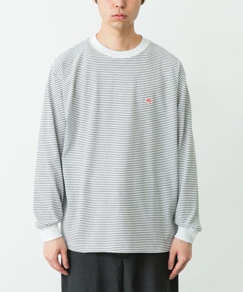 URBAN RESEARCH DOORS(アーバンリサーチドアーズ)の「DANTON LONG SLEEVE T-SHIRTS(Tシャツ/カットソー・メンズ・WHT/CHR/BLK/WHT・M/L/XL)」の7枚目の写真