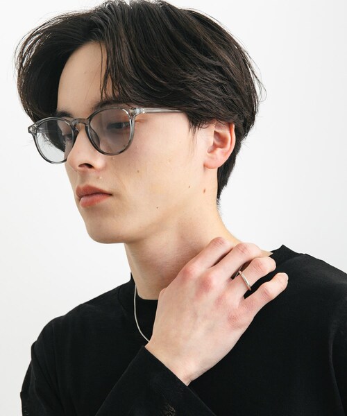 SENSE OF PLACE by URBAN RESEARCH(センスオブプレイスバイアーバンリサーチ)の「ボスリントンサングラス(メガネ・メンズ・GRAY/BLACK/BROWN・one)」の2枚目の写真