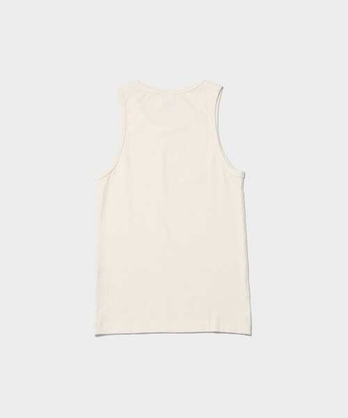 ADAM ET ROPE'（アダムエロペ）の「《別注》【Miller/ミラー】RIB TANKTOP（タンクトップ・メンズ・ブラック/ホワイト・L/M）」の19枚目の写真