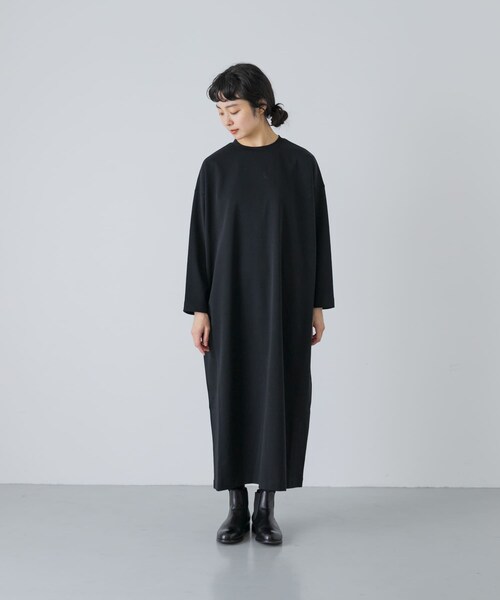 かぐれ（カグレ）の「ストレートワイドカットワンピース（ワンピース・レディース・BLACK・0/1）」の8枚目の写真