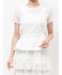 merry jenny | レースアップリケビスチェ(その他トップス)