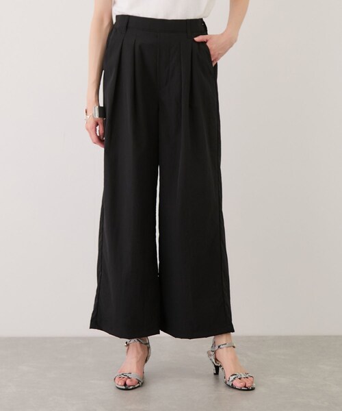 Jayro（ジャイロ）の「ストレッチテックチノワイドパンツ（その他パンツ・レディース・ブラック/ホワイト系/ベージュ・F）」の6枚目の写真