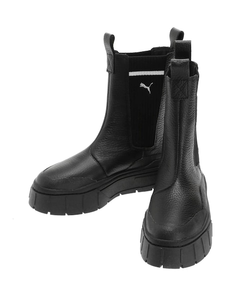 GYDA（ジェイダ）の「PUMA メイズスタックチェルシーCウィメンズ（ブーツ・レディース・ブラック・22/23/24）」の2枚目の写真
