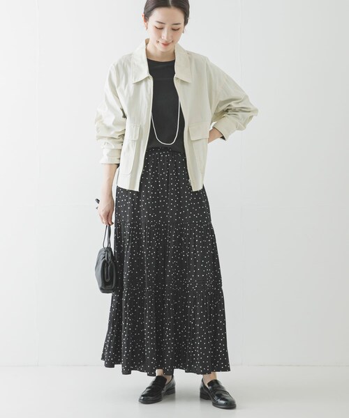 URBAN RESEARCH（アーバンリサーチ）の「コットンナイロンジップブルゾン（ブルゾン・レディース・KHAKI/IVORY・FREE）」の9枚目の写真