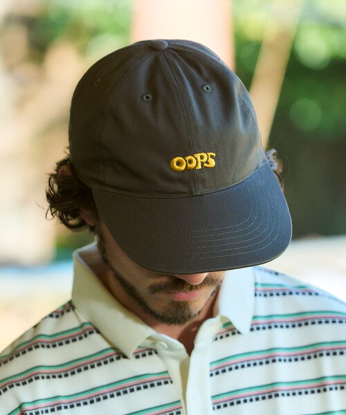 URBAN RESEARCH Sonny Label（アーバンリサーチサニーレーベル）の「OOPS　ロゴキャップ（キャップ・メンズ・KHAKI/BLACK/NAVY・one）」の4枚目の写真