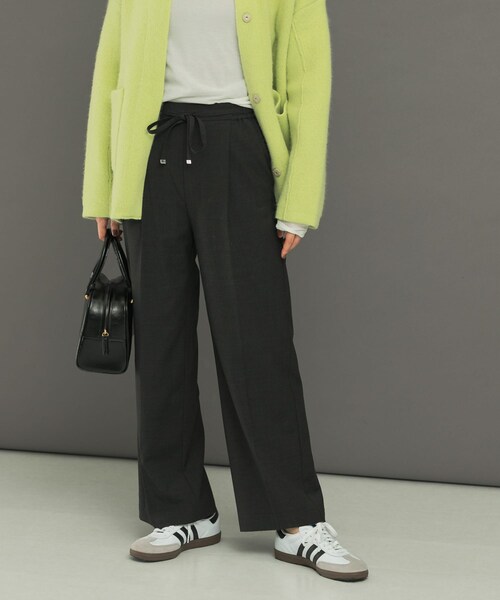 URBAN RESEARCH ROSSO（アーバンリサーチロッソ）の「ウール混ウォッシャブルイージーパンツ（その他パンツ・レディース・CHARCOAL/L/GRAY/YELLOW・36/38）」の20枚目の写真