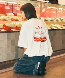 551蓬莱×UR　ドロストショートスリーブTシャツ