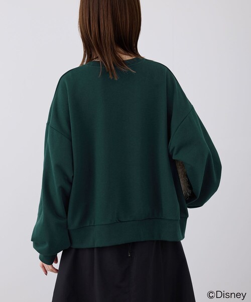 ROPE' PICNIC（ロペピクニック）の「MICKEY MOUSE/プリントスウェット（スウェット・レディース・キナリ/グリーン・38）」の19枚目の写真