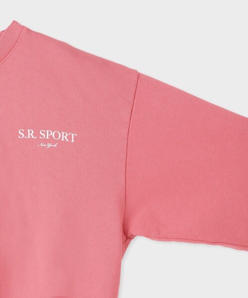 ROPE'(ロペ)の「【Sporty&Rich(スポーティー アンド リッチ)】WIMBLEDON CREWNECK|スウェット(スウェット・レディース・レッド・M/S)」の6枚目の写真