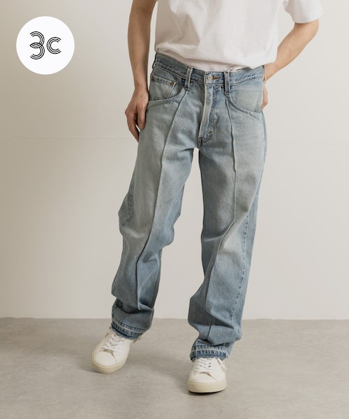 THE GOODLAND MARKET（ザグッドランドマーケット）の「TONY　REMAKE DENIM（デニムパンツ・メンズ・INDIGO1/INDIGO27/INDIGO26/INDIGO25/INDIGO24/INDIGO23/INDIGO22/INDIGO21/INDIGO20/INDIGO19/INDIGO18/INDIGO17/INDIGO16/INDIGO15/INDIGO14/INDIGO13/INDIGO12/INDIGO11/INDIGO10/INDIGO9/INDIGO8/INDIGO7/INDIGO6/INDIGO5/INDIGO4/INDIGO3/INDIGO2・M/L）」の6枚目の写真