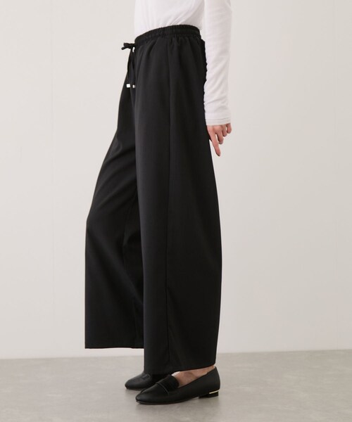 Jayro（ジャイロ）の「リネンライクワイドパンツ（その他パンツ・レディース・ブラック/ネイビー系・F）」の5枚目の写真