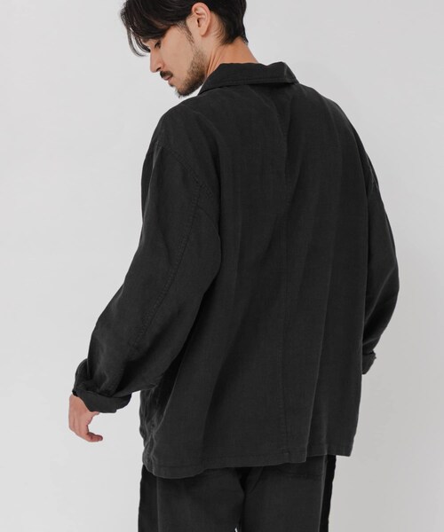 URBAN RESEARCH（アーバンリサーチ）の「『別注』LE VETEMENT ATLANTIQUE×URBAN RESEARCH　ワークジャケット（カバーオール・メンズ・D.GREEN/BLACK・M/L）」の6枚目の写真