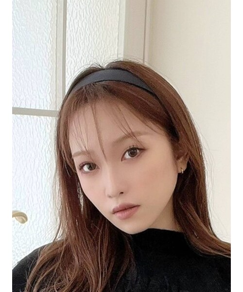 RESEXXY（リゼクシー）の「ニュアンスサテンカチューシャ（カチューシャ・レディース・ブラック/ブラウン/ベージュ・F）」の8枚目の写真