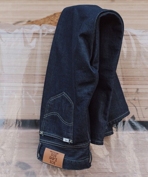 ADAM ET ROPE'（アダムエロペ）の「《別注》【Lee×MARKAWARE/リー×マーカウェア】EX 101 SP DENIM PANTS（デニムパンツ・メンズ・ネイビー・L/M/S/XL）」の7枚目の写真