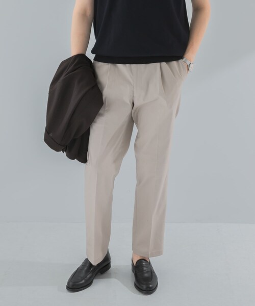 URBAN RESEARCH DOORS(アーバンリサーチドアーズ)の「LIFE STYLE TAILOR ストレッチコットンパンツ(スラックス・メンズ・CHARCOAL/GREIGE・44/46/48/50)」の14枚目の写真