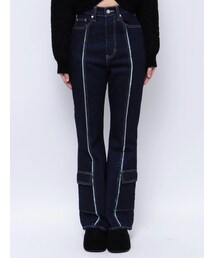 EMODA | アンダーポケットフレアジーンズ(デニムパンツ)