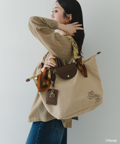 RODE SKO（ロデスコ）の「別注/Disney/パスケース付トート（トートバッグ・レディース・BLACK/BEIGE・One）」の22枚目の写真