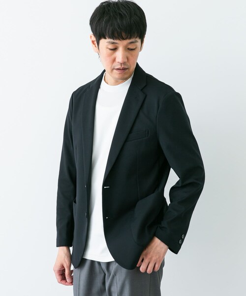URBAN RESEARCH DOORS(アーバンリサーチドアーズ)の「『イージーケア』LIFE STYLE TAILOR サーフニットジャケット(テーラードジャケット・メンズ・NAVY/GRAY・S/M/L/XL)」の22枚目の写真