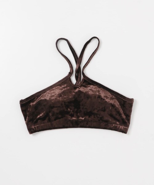 KBF（ケイビーエフ）の「ベロアブラトップ（ブラジャー・レディース・D.BROWN/CHAMPAGNE/FOG BLUE・one）」の7枚目の写真