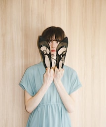 RODE SKO | 『MADE IN JAPAN』チャンキーヒールリボンパンプス(パンプス)