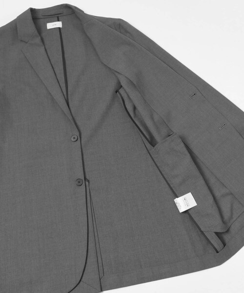 URBAN RESEARCH(アーバンリサーチ)の「ATON WOOL TROPICAL TAILORED JACKET(テーラードジャケット・メンズ・303 T.GRAY/005 BLK・4/6)」の14枚目の写真