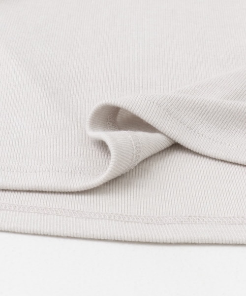 かぐれ（カグレ）の「ボトルネックソフトリブカットソー（Tシャツ/カットソー・レディース・L.GRAY/YELLOW/BLACK・Free）」の22枚目の写真