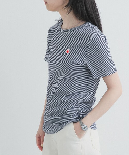 URBAN RESEARCH DOORS(アーバンリサーチドアーズ)の「『別注』PETIT BATEAU×DOORS EMBROIDERYT-SHIRTS ST(Tシャツ/カットソー・レディース・SMO/MARSH・XS/S/M)」の3枚目の写真