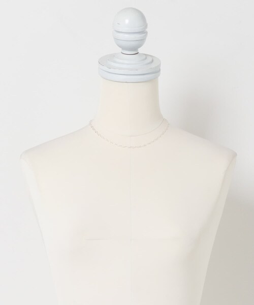 URBAN RESEARCH(アーバンリサーチ)の「decor『デコール』 MADELEINE CHAIN NECKLACE(ネックレス・レディース・SILVER・-)」の5枚目の写真