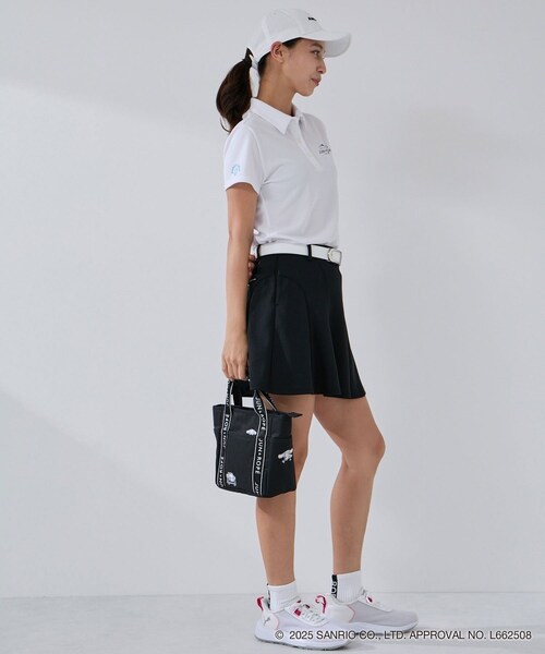 ROPE'(ロペ)の「【シナモロール】ワッペン付きカートバッグ(トートバッグ・レディース・ブラック/ベージュ・F)」の12枚目の写真