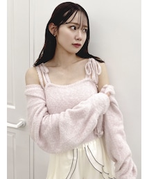 dazzlin | ミニシャギーラメニットキャミ(ニット/セーター)