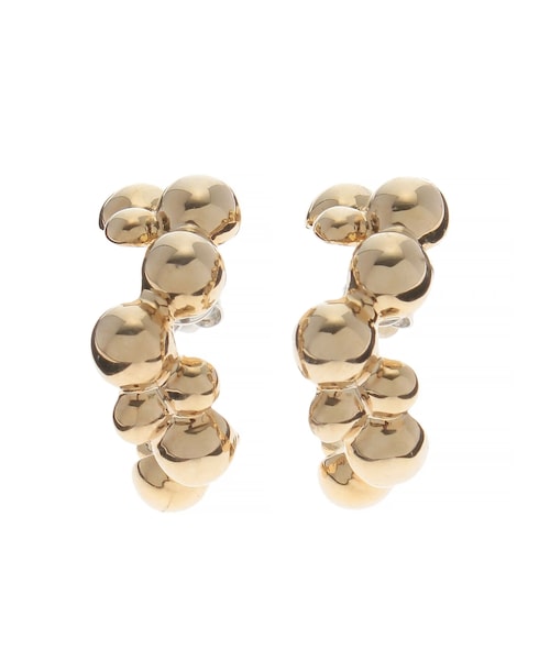 MURUA（ムルーア）の「デザインフープピアス（ピアス（両耳用）・レディース・シルバー/ゴールド・F）」の8枚目の写真