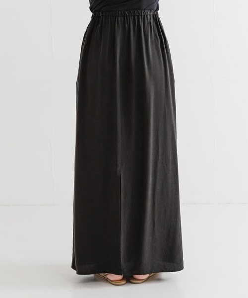 URBAN RESEARCH（アーバンリサーチ）の「キュプラレーヨンギャザーIラインスカート（スカート・レディース・BROWN/BEIGE・36/38）」の21枚目の写真