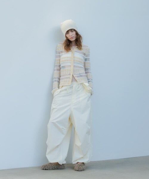 KBF（ケイビーエフ）の「2WAYワイドカーゴパンツ（その他パンツ・レディース・BROWN/IVORY/KHAKI・one）」の11枚目の写真