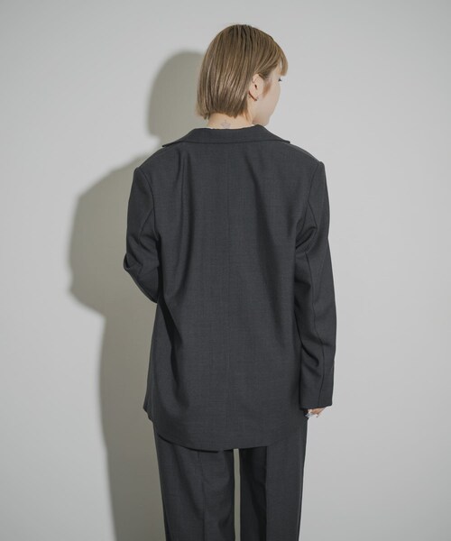 THE GOODLAND MARKET（ザグッドランドマーケット）の「cwtch　WOOL TAILOR JACKET（その他アウター・レディース・GRAY/CHARCOAL・Free）」の22枚目の写真