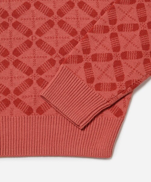 Saturdays NYC（サタデーズ ニューヨークシティ ）の「Hunakai Blockprint Sweater（ニット/セーター・レディース・ダークグリーン/ブラウン系/レッド・M/S）」の8枚目の写真