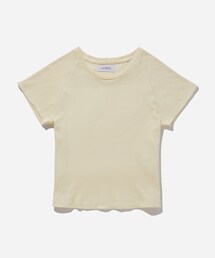 Raglan Rib Fitted Tee