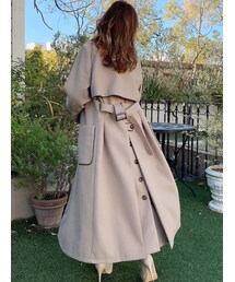 RESEXXY | バックスリットパイピングコート(その他アウター)