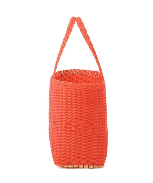 ADAM ET ROPE'（アダムエロペ）の「【J'aDoRe・一部店舗限定】【PALOROSA（パロロサ）】BASKET BASIC SMALL（トートバッグ・レディース・ダークブラウン/ピンク・F）」の9枚目の写真