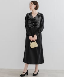 URBAN RESEARCH ROSSO | F by ROSSO　ツイードドッキングワンピース(ワンピース)