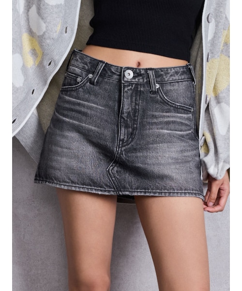 GYDA（ジェイダ）の「Vintageデニムスカートライクショートパンツ（デニムスカート・レディース・ブラック/ブルー/インディゴ/ミックス・XS/S/M）」の11枚目の写真