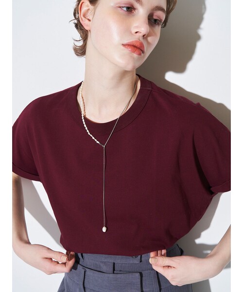 ELENDEEK（エレンディーク）の「2WAY PEARL SLIDER NECKLACE（ネックレス・レディース・シルバー/ゴールド・F）」の3枚目の写真