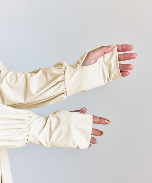 ROPE' PICNIC（ロペピクニック）の「絶対焼けたくないUVパーカー/UVカット・接触冷感（パーカー・レディース・ライトグレー/キナリ/ブルー系・F）」の19枚目の写真